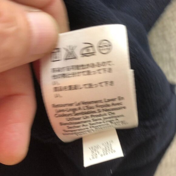 Eddie Bauer Mens Vest Sweater Size XLT V-Neck Supima Cotton Pullover Navy Cozy - Picture 8 of 11